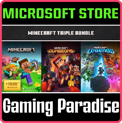 ТРОЙНОЙ КОМПЛЕКТ MINECRAFT FOR PC (WIN) КЛЮЧ/КОД