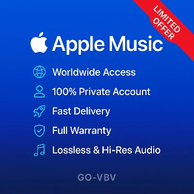 Apple Music 🇺🇸 – Individual | 1/3M | Global ✅🌍 PRO