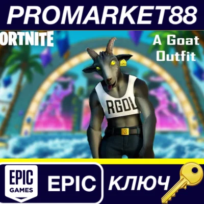 ⭐ Fortnite - A Goat Outfit DLC Epic Games Key 🔑GLOBAL