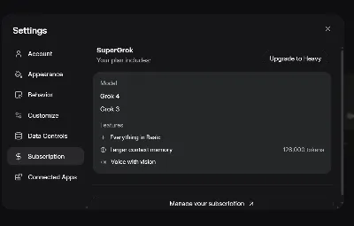 Grok AI | 🧠 SuperGrok 4 Heavy 🚀 Subscription 1 Month