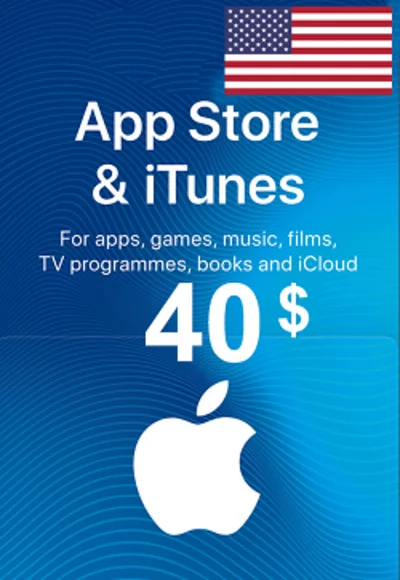 iTunes Gift Card $40 USA - без комиссии