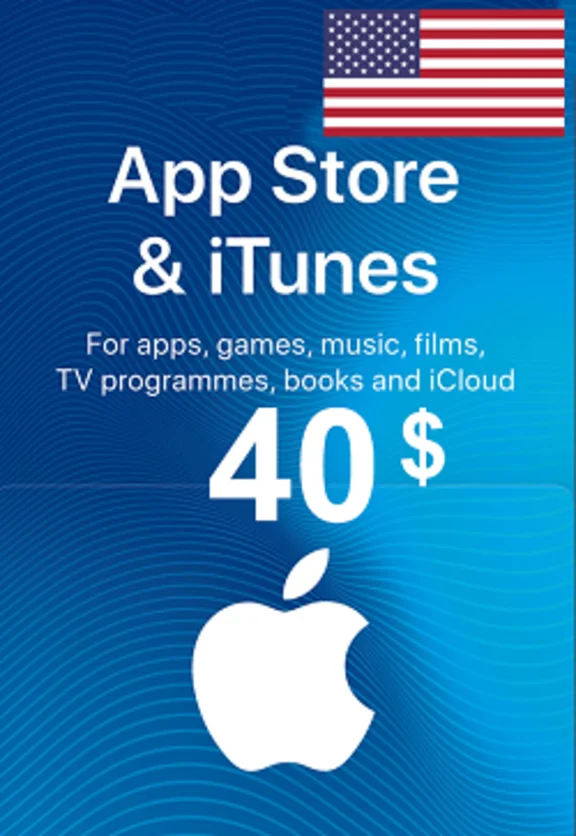 iTunes Gift Card $40 USA - без комиссии