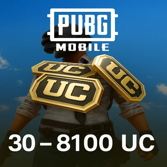 PUBG MOBILE | 60–8100 UC | PASSES | BUNDLES | via ID