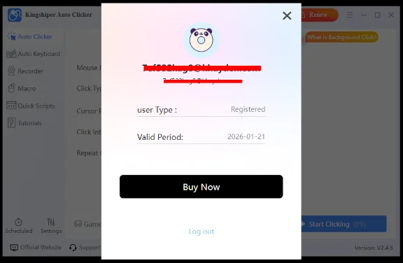🔰 Kingshiper Auto Clicker 🔑 Счет 6 месяцев 🚀