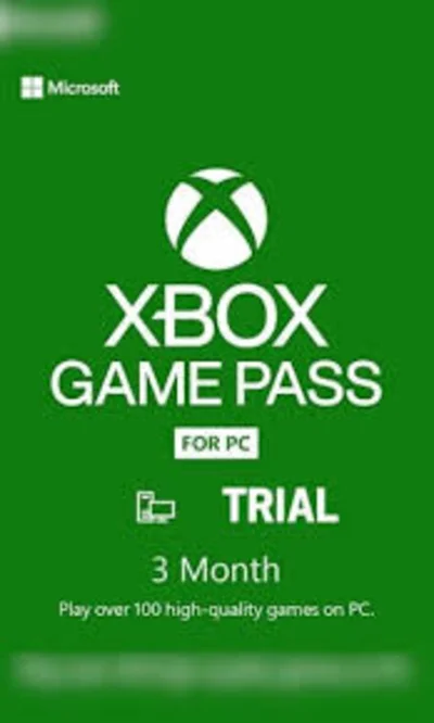 Xbox Game Pass PC 3 Months TRIAL