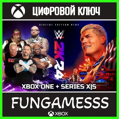 WWE 2K24 Digital Plus KEY XBOX One+Series X|S