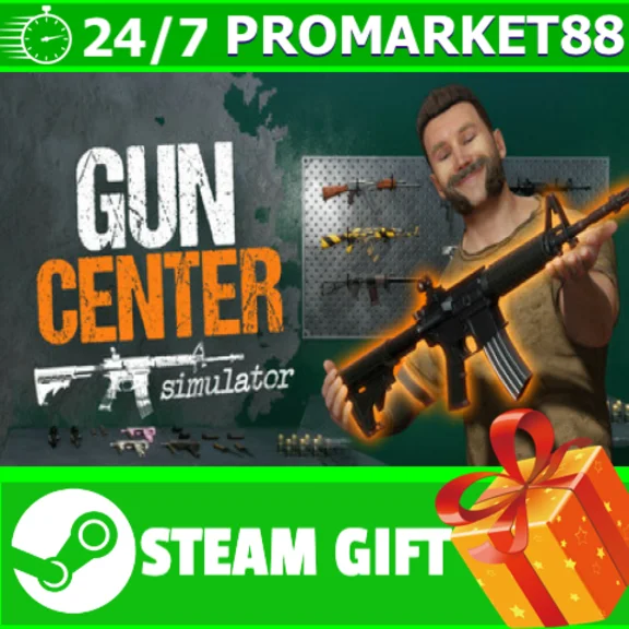 ️ALL COUNTRIES️ Gun Center Simulator STEAM GIFT