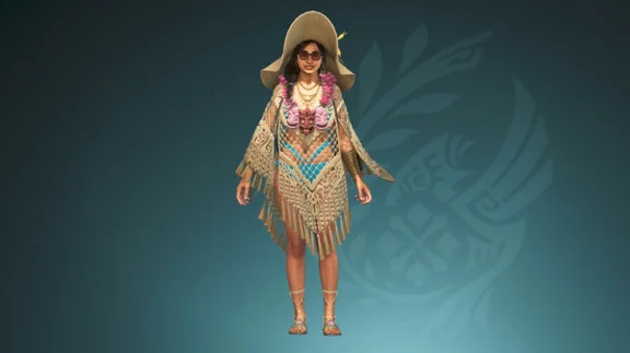 Monster Hunter Wilds - Alma Outfit: Summer Poncho✅STEAM