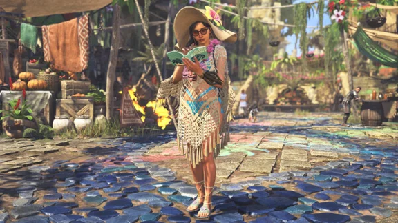 Monster Hunter Wilds - Alma Outfit: Summer Poncho✅STEAM