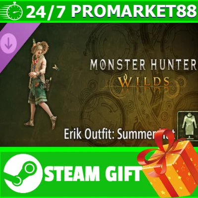 ️Monster Hunter Wilds Erik Outfit Summer Hat STEAM