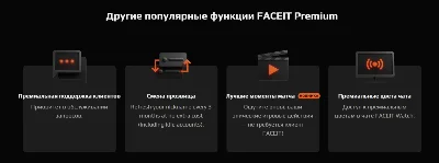 FACEIT PREMIUM БЕЗ ВХОДА ПОДПИСКА БЕЗОПАСНО 1-6-12 МЕС