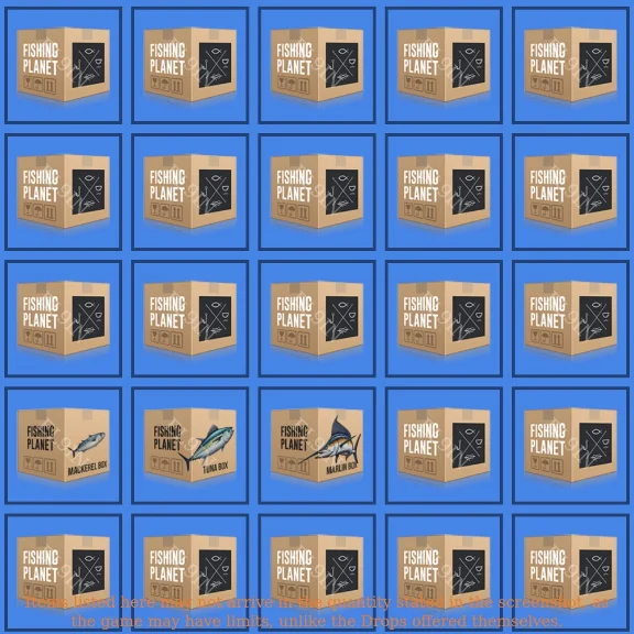 🎲Fishing Planet⭐Twitch Drops🌌25 items + 🎁