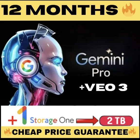 Gemini Pro 🚀Google One 2 ТБ🔥PAYPAL 12 месяцев