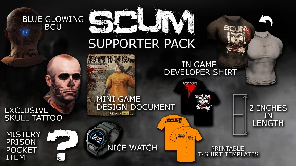 SCUM Supporter Pack DLC STEAM GIFT РОССИЯ