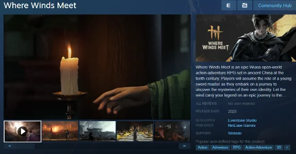 Where Winds Meet Playtest Steam Account