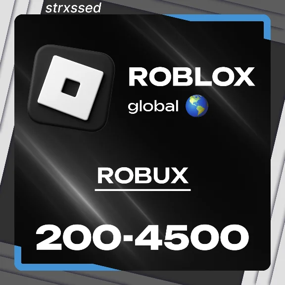 Roblox Gift Card 200 - 4500 Robux All Regions