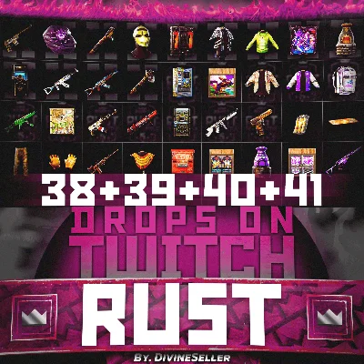 💎RUST ITEMS│TWITCH DROPS│ROUND 38+39+40+41│39 SKINS