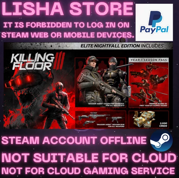 Killing Floor 3 Elite Nightfall Edition Steam Offline