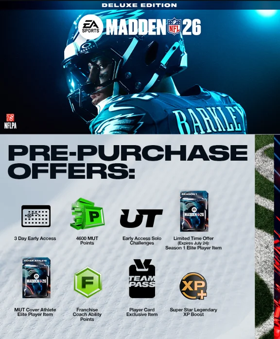 EA SPORTS Madden NFL 26 XBOX Предзаказ + БОНУСЫ