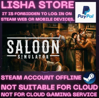 Saloon Simulator Steam Offline For 90 days