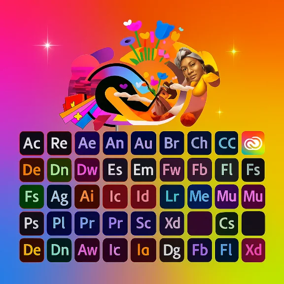Adobe Creative Cloud | Global Key | 1/3/12 Month