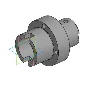 Drawing and 3D model of the cover part in the program K