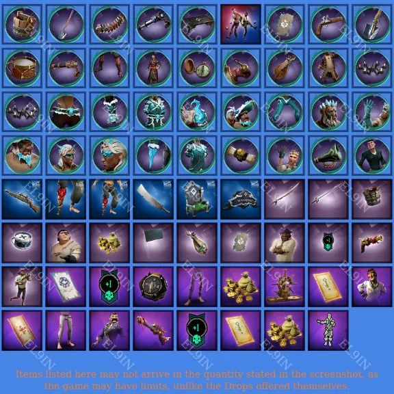 💫Sea of Thieves✨Twitch Drops🔥71 items + 🎁