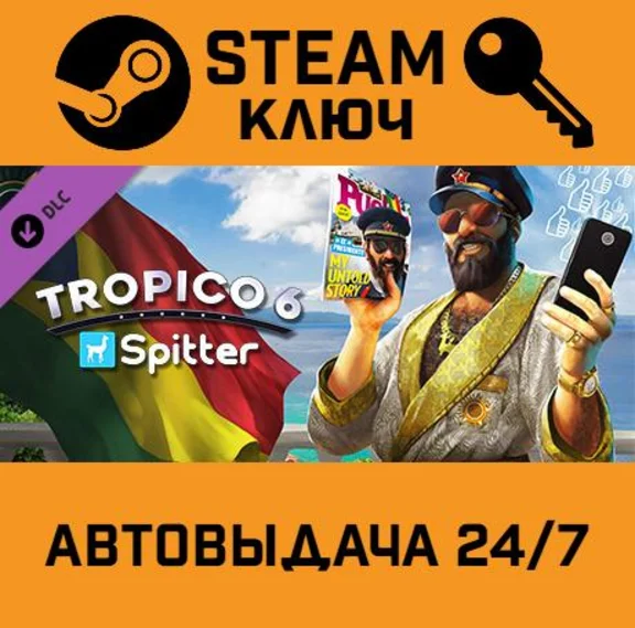 🔑Tropico 6 - Spitter DLC. STEAM-key (Region free)