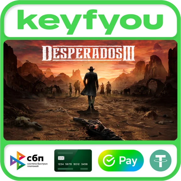 Desperados III  / STEAM КЛЮЧ 🔥