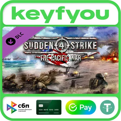 Sudden Strike 4 - The Pacific War / STEAM DLC KEY 🔥