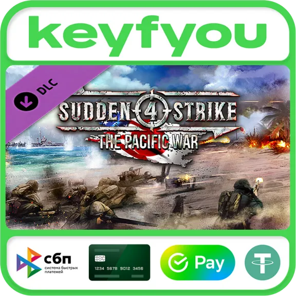 Sudden Strike 4 - The Pacific War / STEAM DLC KEY 🔥