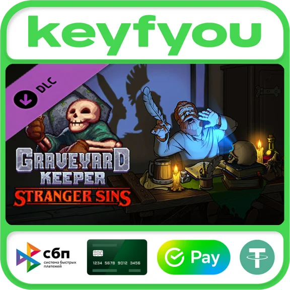 Graveyard Keeper - Stranger Sins / STEAM DLC KEY 🔥