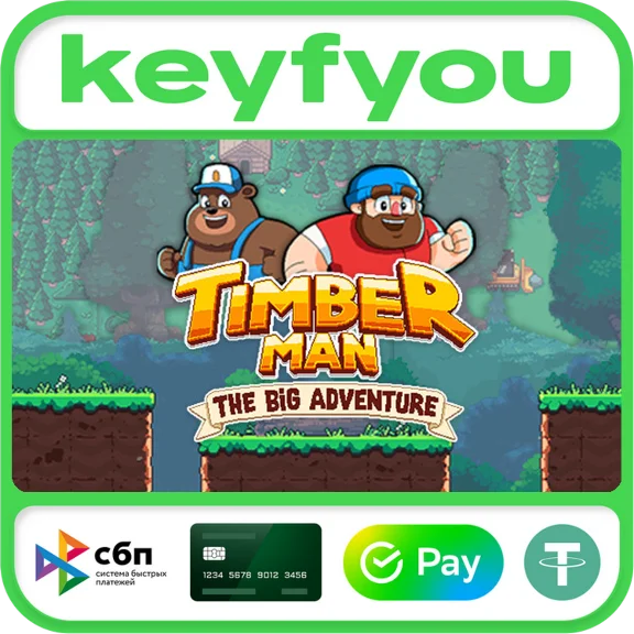 Timberman: The Big Adventure / STEAM GLOBAL КЛЮЧ 🔥