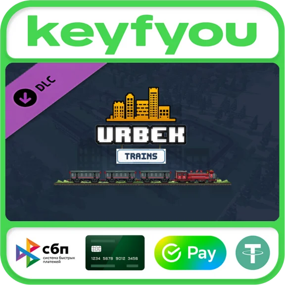 Urbek City Builder - Trains / STEAM DLC KEY 🔥