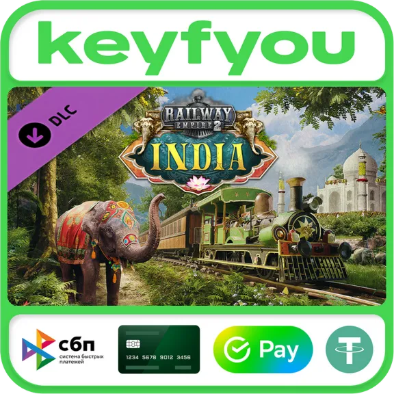 Railway Empire 2 - India / STEAM DLC КЛЮЧ 🔥