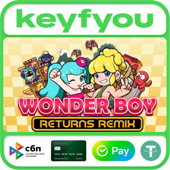 Wonder Boy Returns Remix / STEAM GLOBAL KEY 🔥