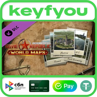 Workers & Resources: Soviet Republic World Maps STEAM🔥