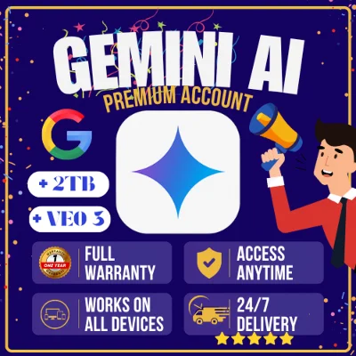 Gemini AI PRO – 15 MONTHS – VEO3 – 2TB – Private