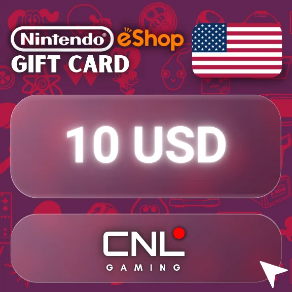 24/7 АВТО | Nintendo eShop 10 USD (подарочная карта)
