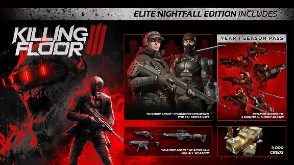 👑Killing Floor 3-Elite Nightfall Edit(steam)+200 Game