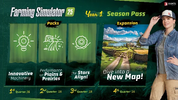 🟢⚡FARMING SIMULATOR 25: YEAR 1 BUNDLE XBOX KEY