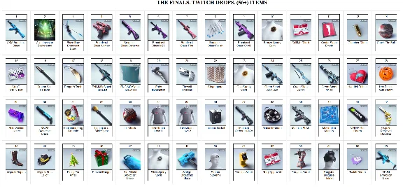 🔥 THE FINALS ✦ TWITCH DROPS ✦ 56+ SKINS / ITEMS + 🎁