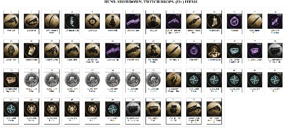 🔥HUNT: SHOWDOWN✦TWITCH DROPS✦SKINS✦HUNTER✦53+ ITEMS+🎁