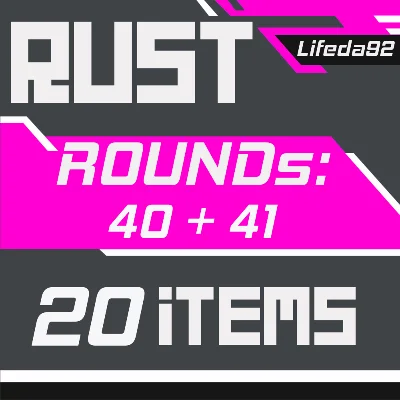 🔥 RUST SKINS✦TWITCH DROPS✦Round 40+41✦20 ITEMS🎁