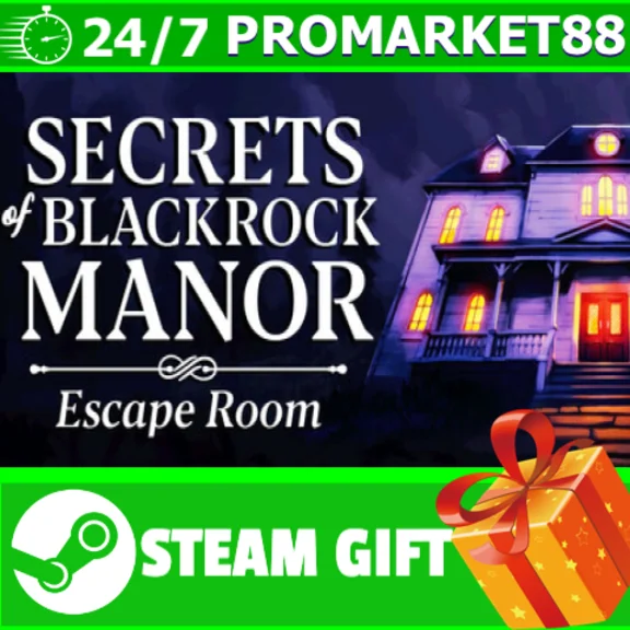 ️Secrets of Blackrock Manor Escape Room STEAM GIFT