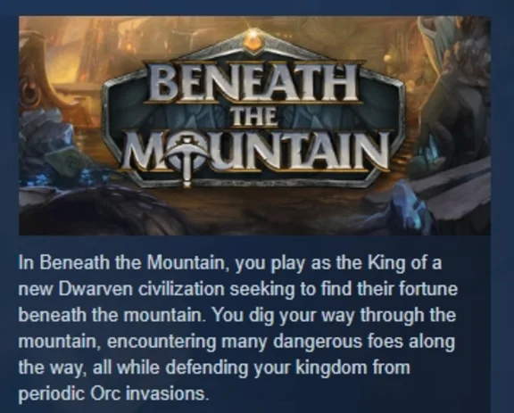 Beneath the Mountain АВТОДОСТАВКА STEAM РОССИЯ