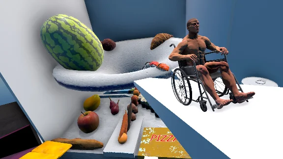 🚀 a Difficult game about Wheelchair 🤖 Steam Gift AUTO