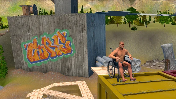 🚀 a Difficult game about Wheelchair 🤖 Steam Gift AUTO