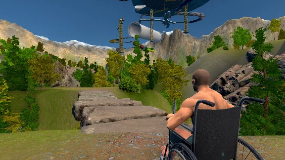 🚀 a Difficult game about Wheelchair 🤖 Steam Gift AUTO