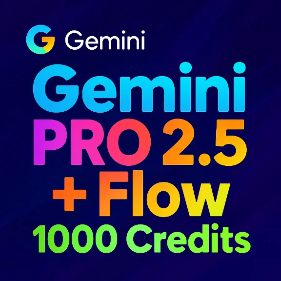 ⭐️Google AI Gemini Pro | Veo3 | Flow – 1-12 Month